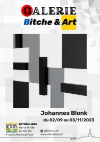 Affiche Galerie Bitche & Art expo BlonK